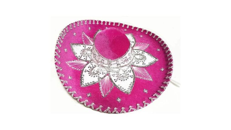 Mariachi Sombrero – Hot Pink & Silver | Rental