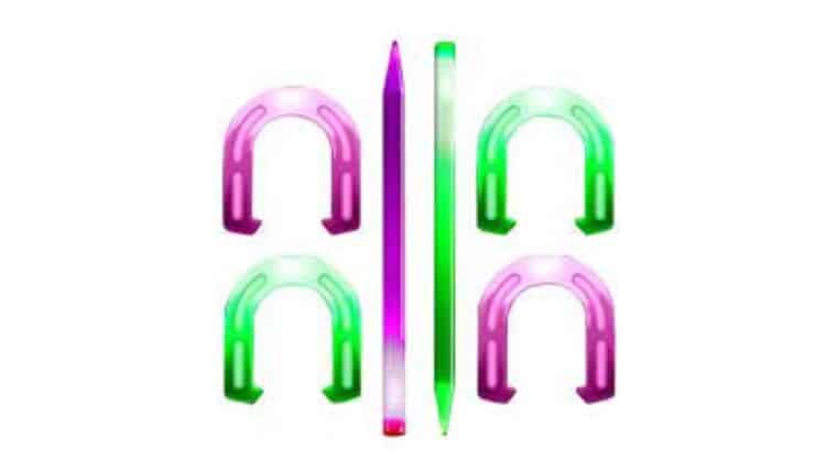 LED Illuminated Horse Shoe Set | Rental