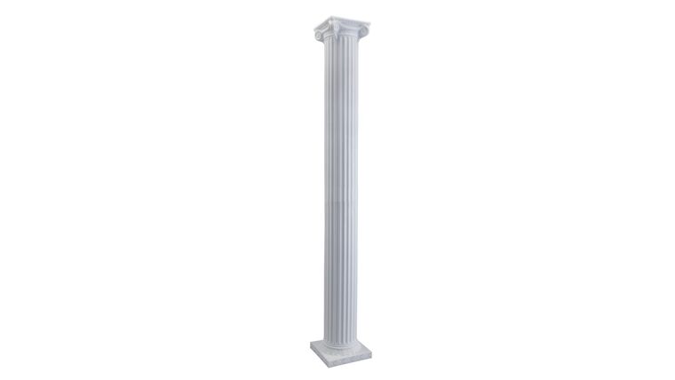 Empire 72″ Column – White | Rental