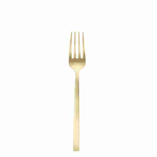Arezzo | Brushed Gold | Serving Fork | Rental Arezzo | Brushed Gold | Serving Fork | Rental