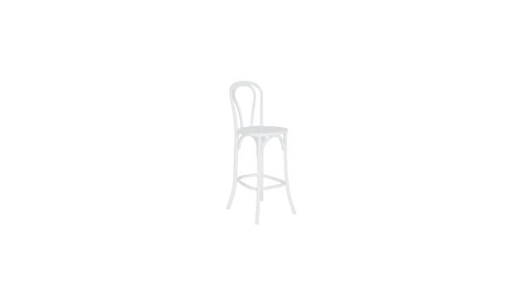 Bentwood Barstool – White | Rental Bentwood Barstool – White | Rental