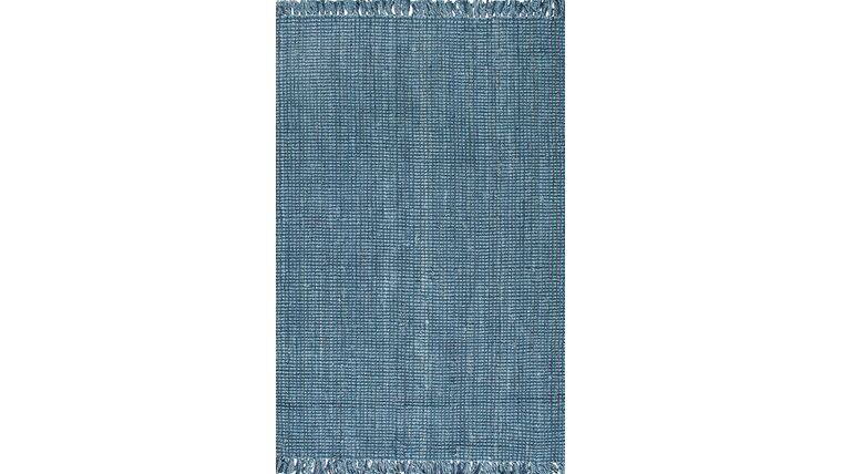 Jute Rug | 5′ x 7′ 6″ | Blue | Rental Jute Rug | 5′ x 7′ 6″ | Blue | Rental