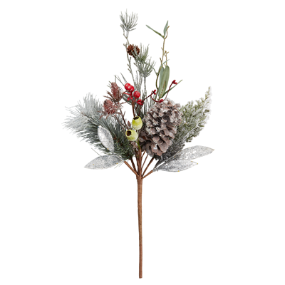 BR619 Frosted Pine Needle Pick | Rental BR619 Frosted Pine Needle Pick | Rental