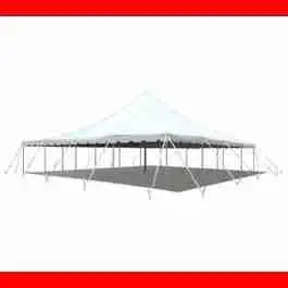 40′ x 40′ Premium Sectional Canopy Pole Party Tent – White | Rental 40′ x 40′ Premium Sectional Canopy Pole Party Tent – White | Rental