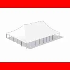 50′ x 100′ Premium Sectional Canopy Pole Party Tent – White | Rental 50′ x 100′ Premium Sectional Canopy Pole Party Tent – White | Rental