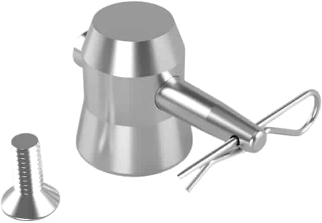 Global Truss HALF-COUPLER-SS Stainless Steel Half Coupler For F34 Base Plates | Rental Global Truss HALF-COUPLER-SS Stainless Steel Half Coupler For F34 Base Plates | Rental