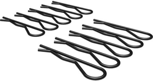 Global Truss R-CLIP-SS-BLK Stainless Steel Cotter Pin (Pack of 10) – Black Anodized | Rental Global Truss R-CLIP-SS-BLK Stainless Steel Cotter Pin (Pack of 10) – Black Anodized | Rental