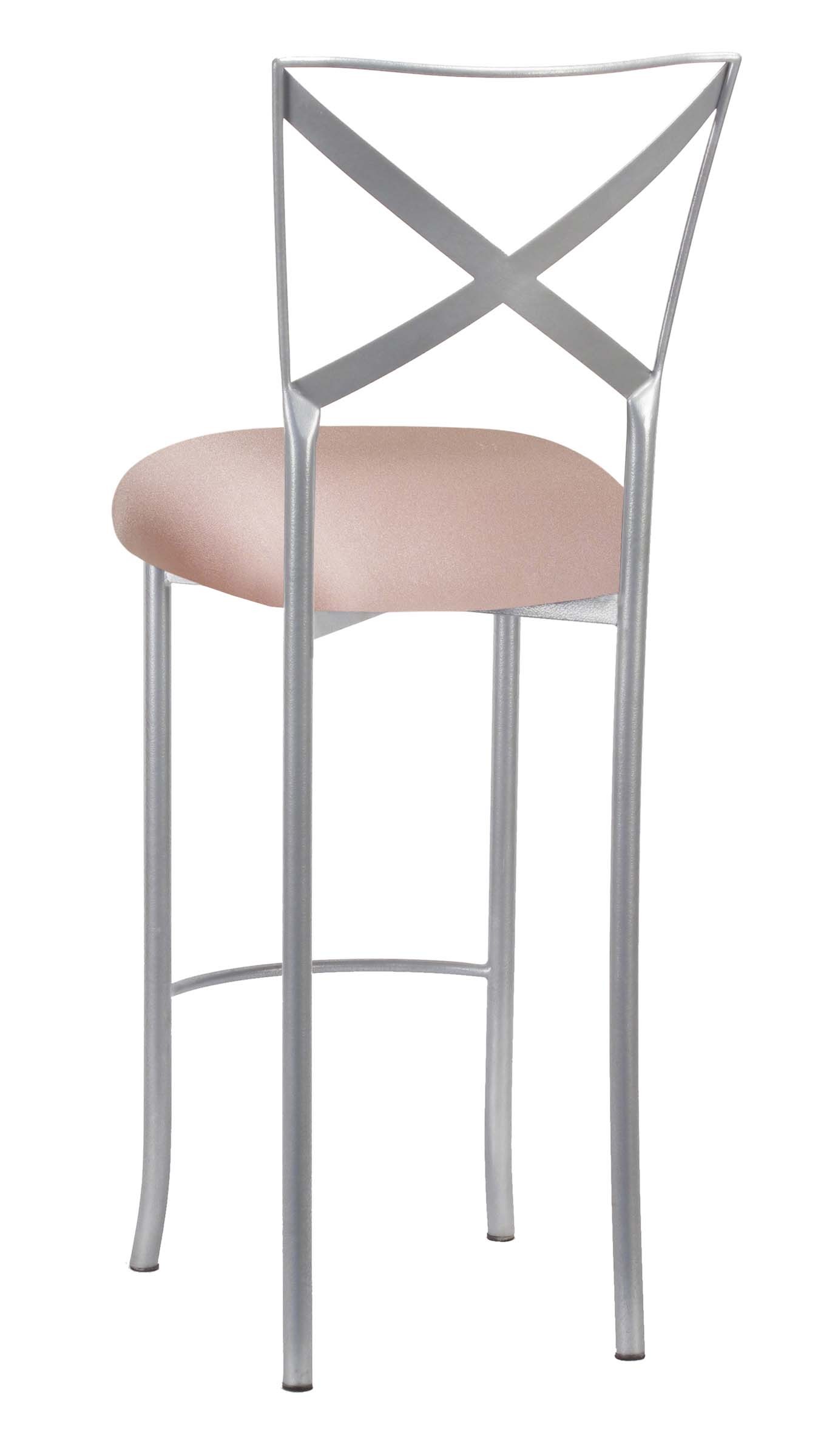 Simply X Barstool with Blush Stretch Knit Cushion – Chameleon Chair Collection | Rental