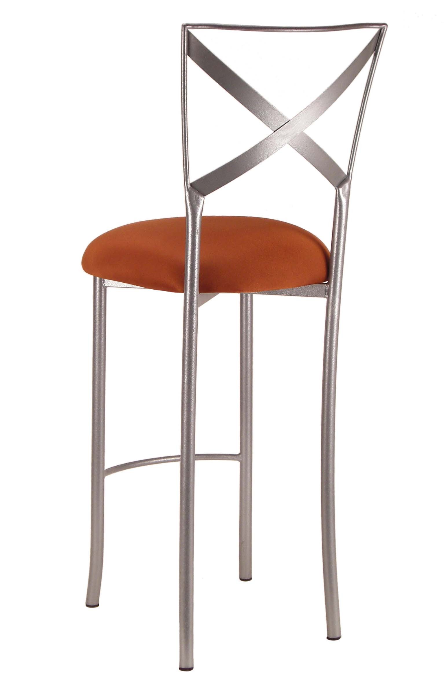 Simply X Barstool with Copper Stretch Knit Cushion – Chameleon Chair Collection | Rental
