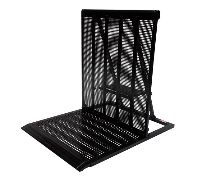 Straight Metal Blow-Through Concert Crowd Barricade Rental – Black | Rental