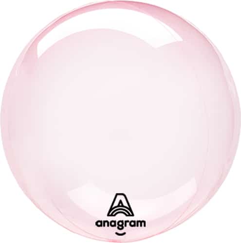 10" Petite Crystal Clearz Dark Pink Anagram Balloon | Purchase
