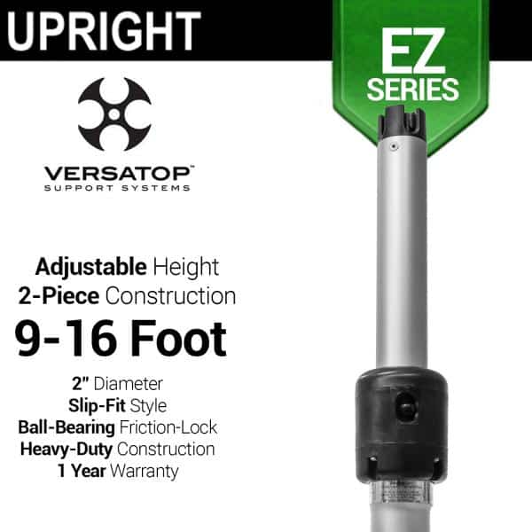 EZ Series – 2-Piece Adjustable Upright w/Slip-Lock (9ft-16ft) w/ Versatop™ | Rental EZ Series – 2-Piece Adjustable Upright w/Slip-Lock (9ft-16ft) w/ Versatop™ | Rental