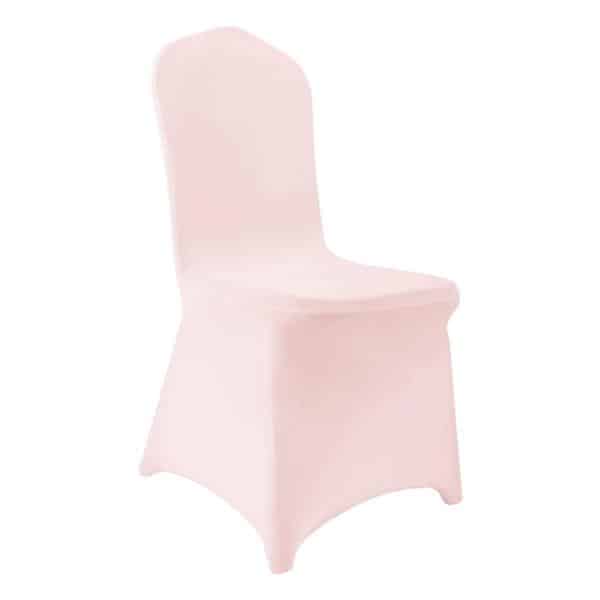 200 GSM Grade A Quality Spandex (Lycra) Banquet & Wedding Chair Cover By Eastern Mills in Blush Color | Rental 200 GSM Grade A Quality Spandex (Lycra) Banquet & Wedding Chair Cover By Eastern Mills in Blush Color | Rental