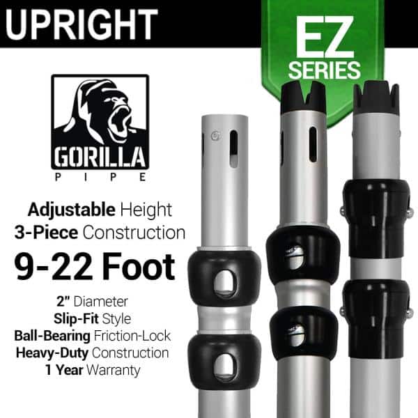 EZ Series – Adjustable Upright w/Slip-Lock (9ft-22ft) | Rental