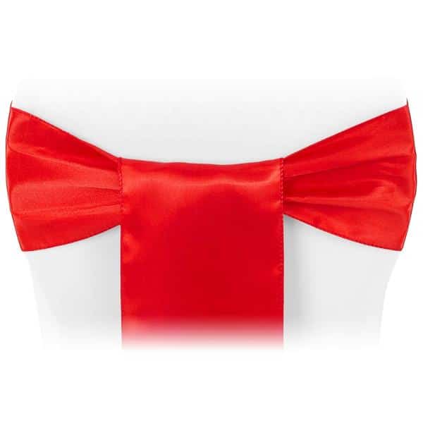 Sleek Satin Sash 6″ x 108″ – Red | Rental Sleek Satin Sash 6″ x 108″ – Red | Rental