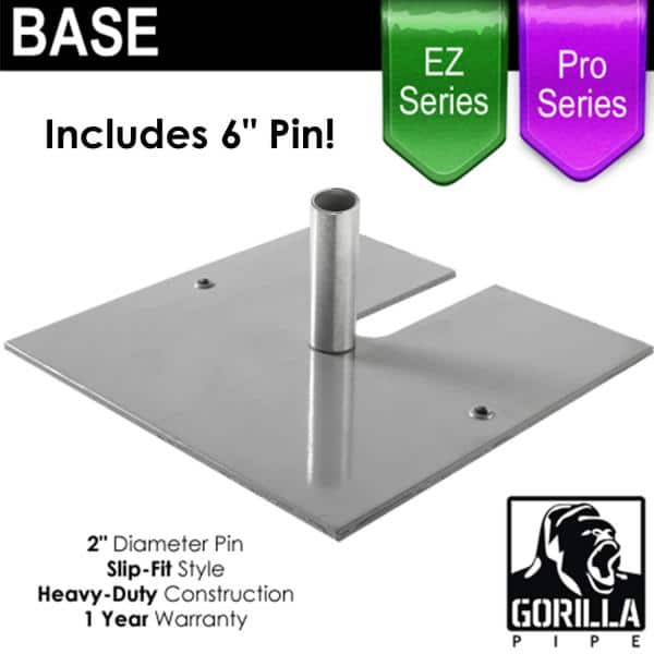 Pro/EZ Series – 15in x 15in Standard Duty 6″ x 2″ Base (Up to 8ft) | Rental Pro/EZ Series – 15in x 15in Standard Duty 6″ x 2″ Base (Up to 8ft) | Rental