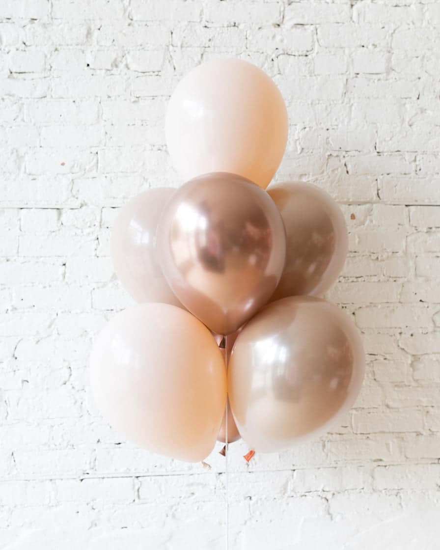 Customizable – 11in Balloons – bouquet of 7 | Rental