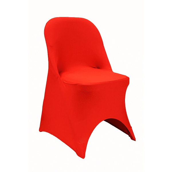 200 GSM Grade A Quality Folding Chair Cover By Eastern Mills – Spandex/Lycra – Red | Rental 200 GSM Grade A Quality Folding Chair Cover By Eastern Mills – Spandex/Lycra – Red | Rental