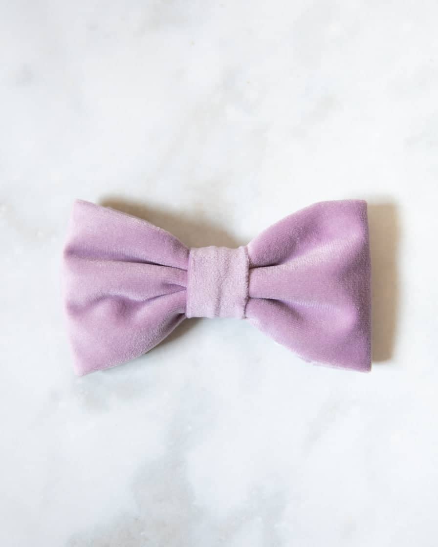 Foggy Dog – Lilac Velvet Dog Bow Tie | Rental Foggy Dog – Lilac Velvet Dog Bow Tie | Rental
