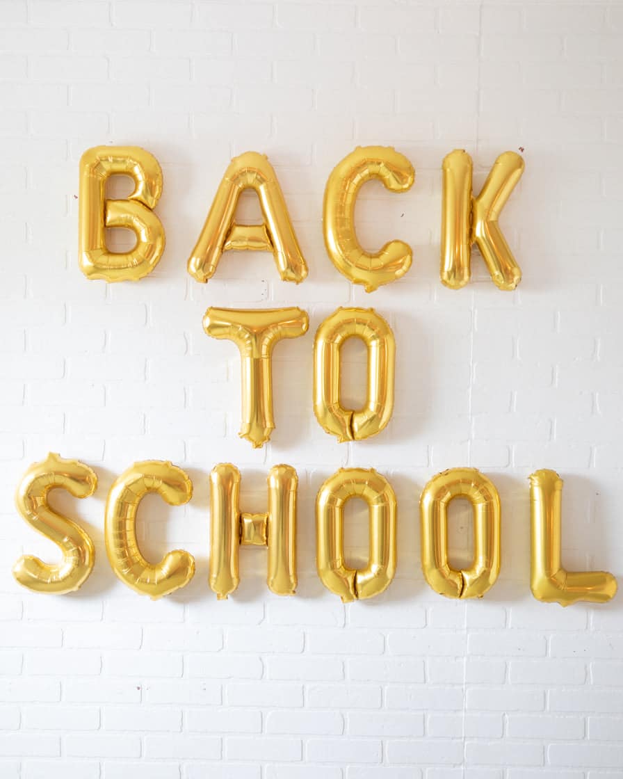 Back 2 School – Back to School Gold Foil Letter Set | Rental Back 2 School – Back to School Gold Foil Letter Set | Rental