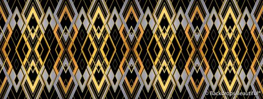 Art Deco  7 Diamonds Digital Panel | Rental