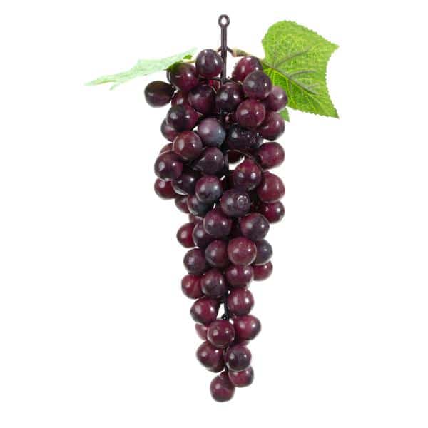 Decostar™ Artificial Ruby Seedless Grapes 10″ | Rental