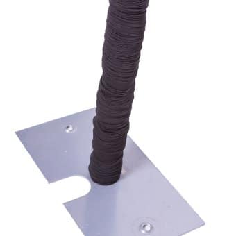 10ft Spandex Pole Cover (for upright 8ft & under) – Black | Rental