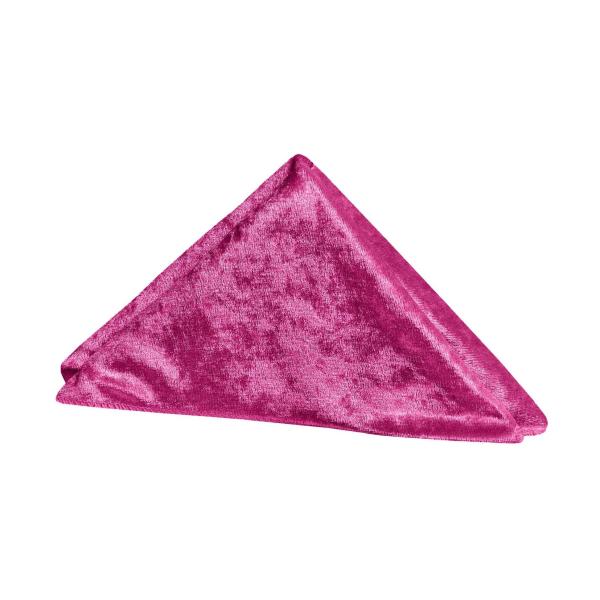 Velvet 20″x20″ Linen Napkin – Magenta – Packs of 10 | Rental Velvet 20″x20″ Linen Napkin – Magenta – Packs of 10 | Rental