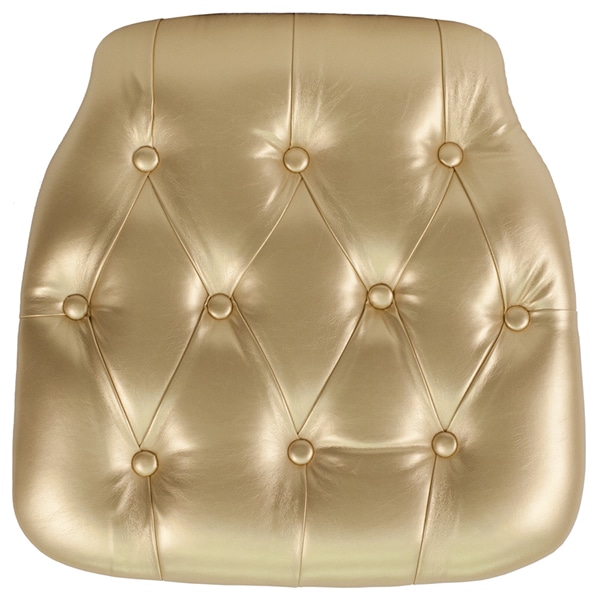 DecoStar™ Hard Gold Tufted Cushion for Any EnvyChair™ | Rental DecoStar™ Hard Gold Tufted Cushion for Any EnvyChair™ | Rental