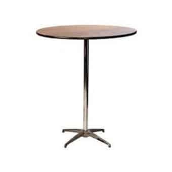 24 Inch Round Pub / Cocktail Table w/ 30″ and 42″ Columns! | Rental 24 Inch Round Pub / Cocktail Table w/ 30″ and 42″ Columns! | Rental