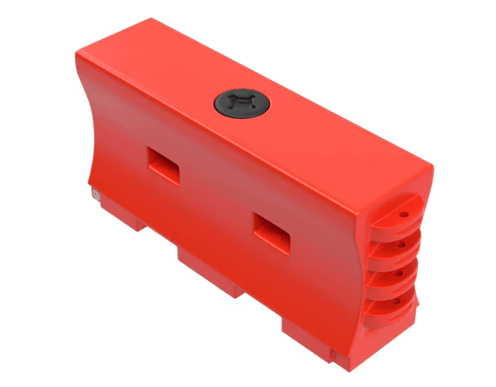 Water Wall Construction Jersey Barrier – 32 in. H x 72 in. L x 18 in. W, 80 lbs – | Rental
