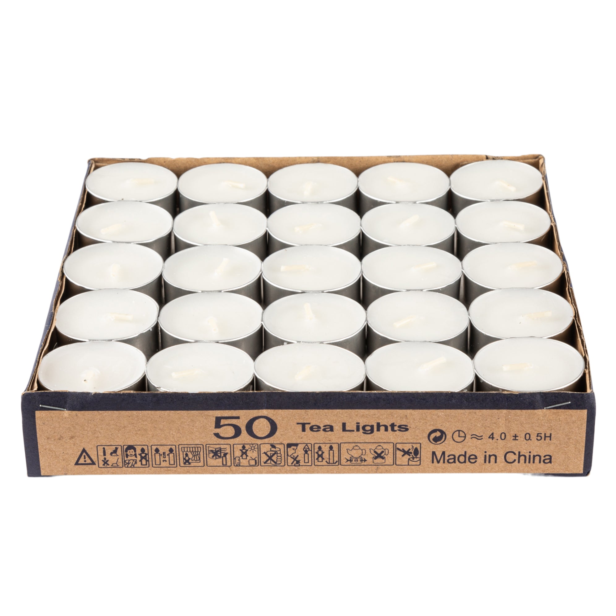 50 pcs/pk Tea Light Candles – White | Rental 50 pcs/pk Tea Light Candles – White | Rental
