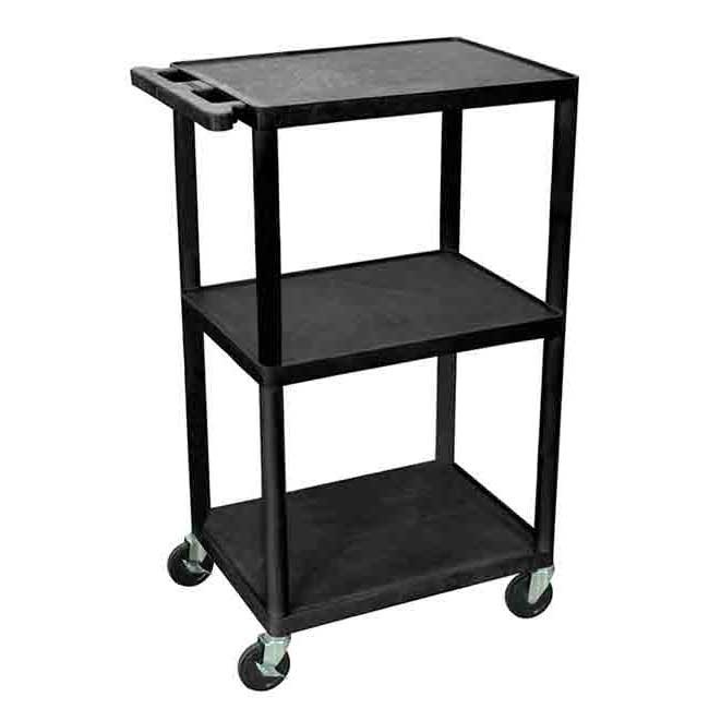 Audiovideo Three Shelf Cart | Rental Audiovideo Three Shelf Cart | Rental