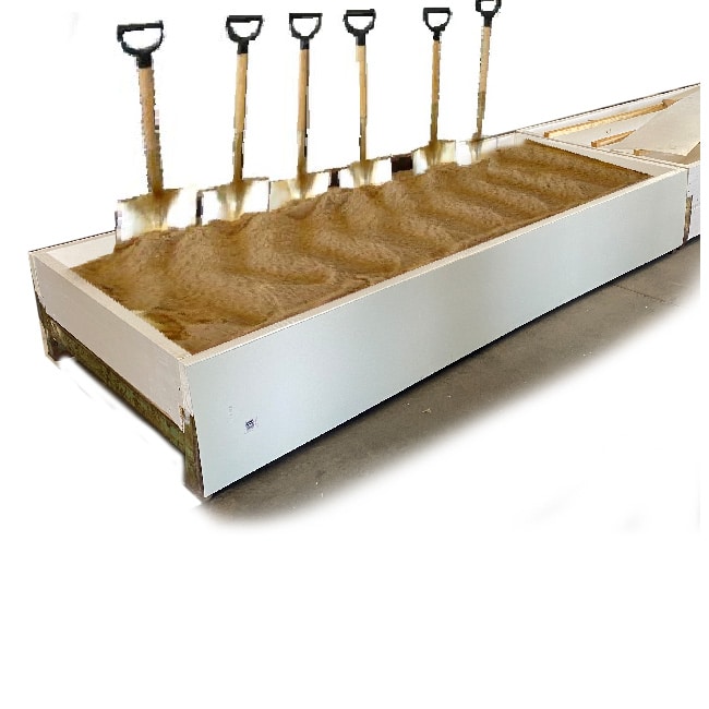 Ground Breaking Dirt or Sand Display Box | Rental