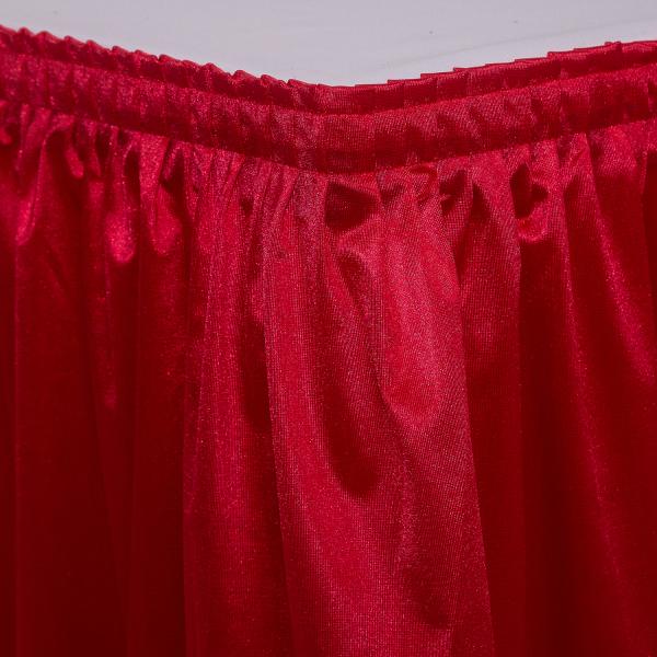 Table skirt – 14′ x 39″ Poly Knit – Many Color options | Rental
