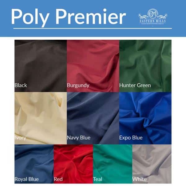 Poly Premier Fabric by the Yard – 60″ Wide | Rental